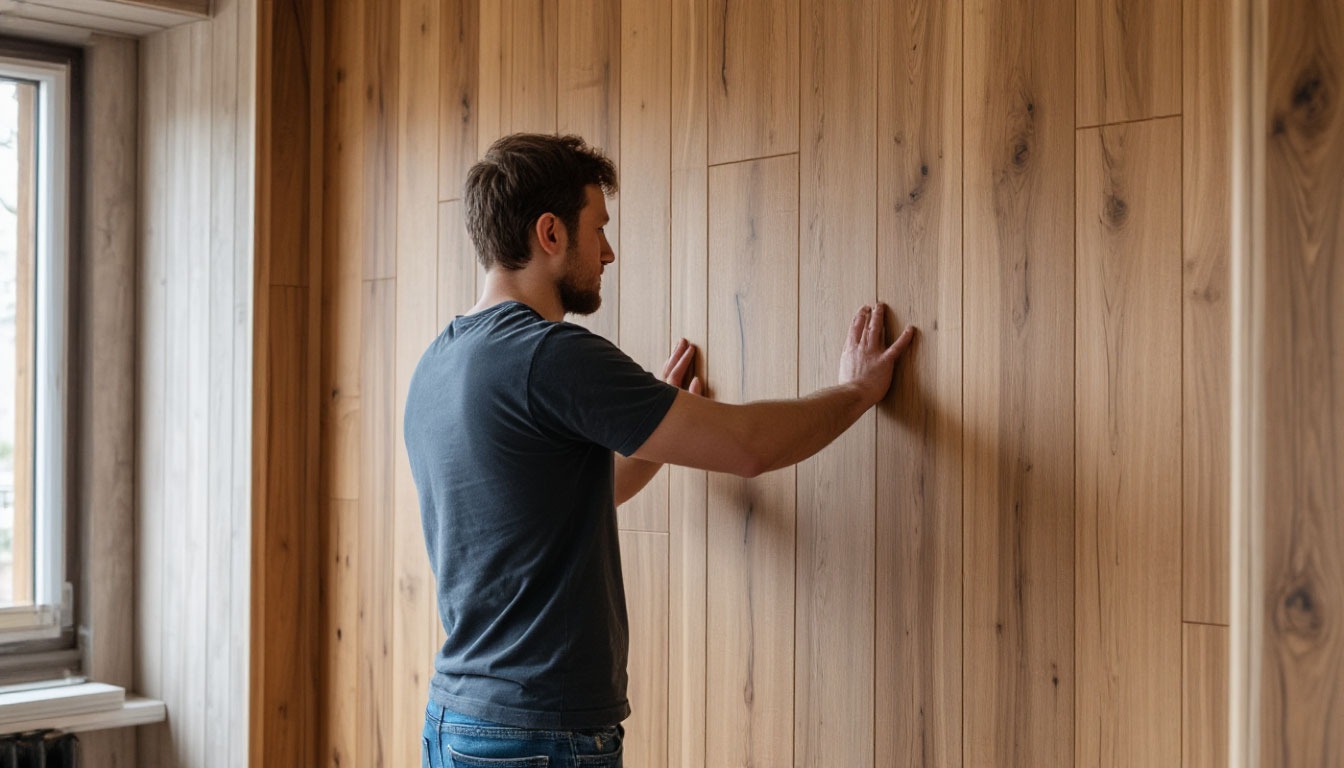 Укладка ламината на стены: преимущества, практика, советы